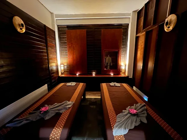 Actual couples massage room at Thai London Therapy Interlaken